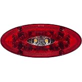 Command Electronics OEM 12V LED RV &amp; Trailer Sealed Elliptical Tail Light with Backup Utility for Enhanced Safety &amp; Visibility - Made in USA - Durable Design - Hardware &amp; Connectors Included | 1 Pack