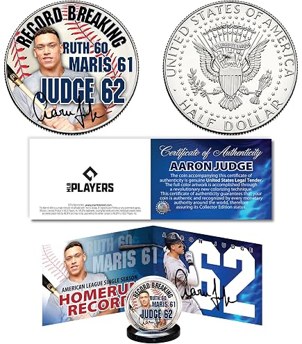 Yankee Stadium Final Season 2008 JFK Half Dollar Gold Plated Coin Derek Jeter