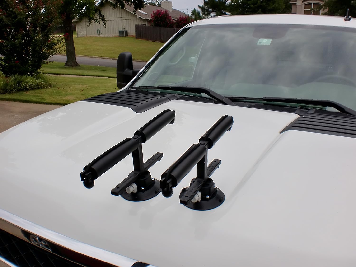 B002q69th6 釣りロッドトランスポートシステム ダブル真空ロッドラック 竿掛けロッドホルダー 上品