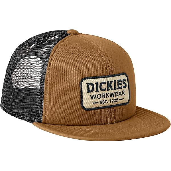 Dickies Men's Supply Company Trucker Hat One Size, Black
