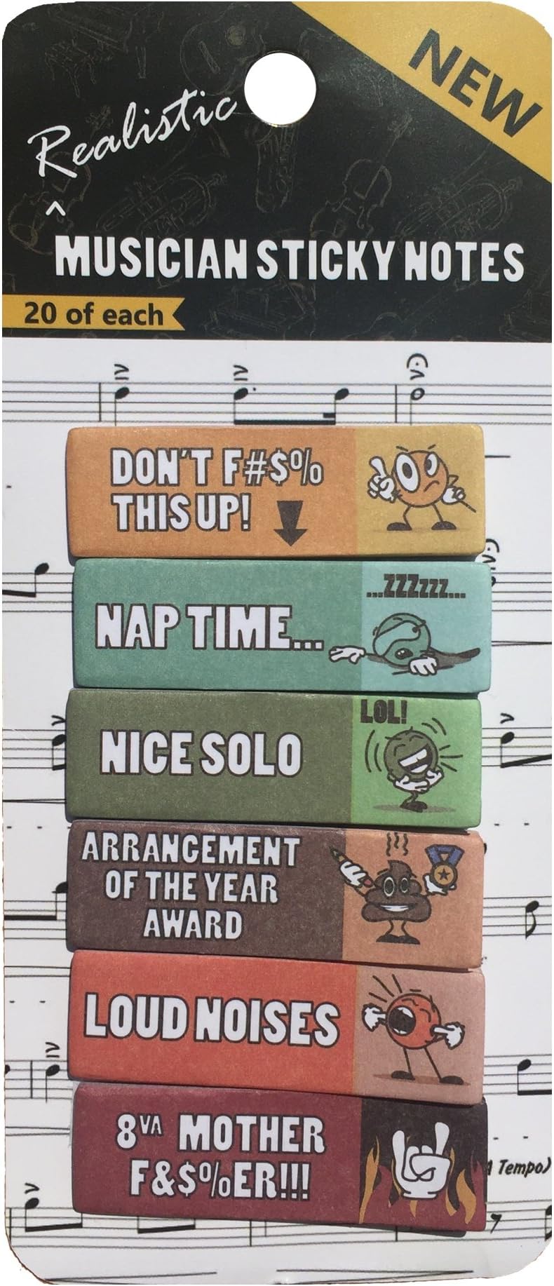 Sticky Notes for Sarcastic Musician