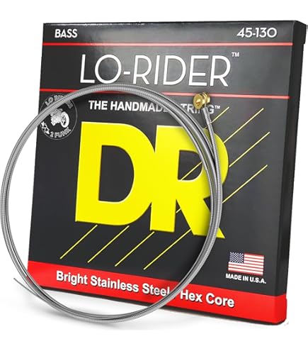 DR LO-RIDER ベース弦 DR-MH45 cm3dmju Amazon.com: DR Strings Lo-Rider - Stainless Steel Hex Core Bass 45