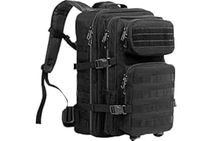 ProCase Military Tactical Backpack, 40L Large Capacity 3 Day Army Assault Pack Bag Go Bag Rucksacks for Hunting
