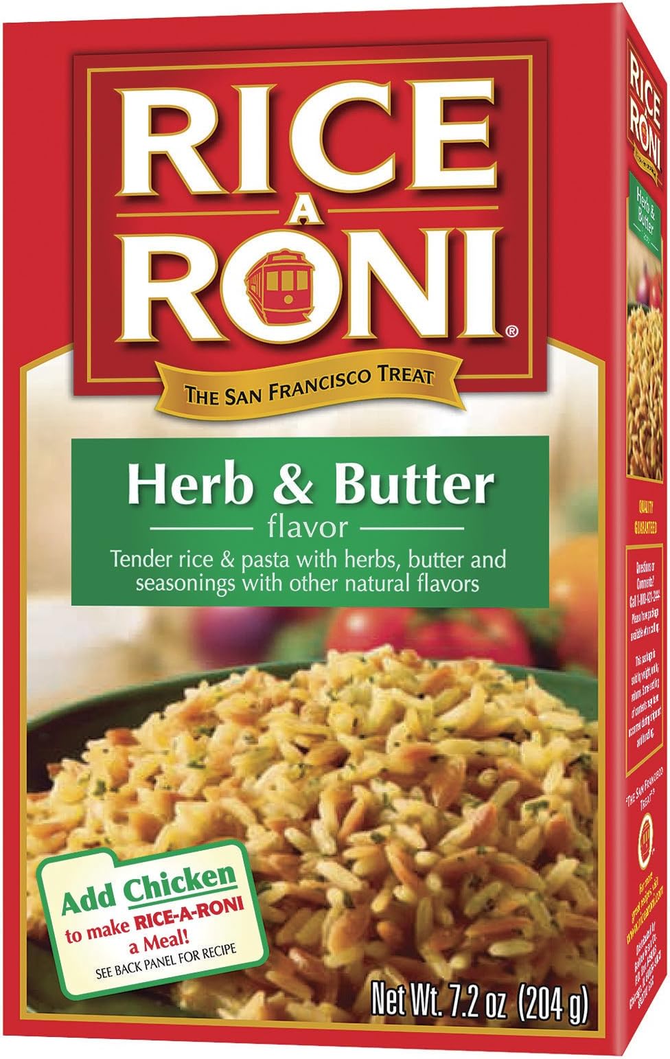 Rice A Roni Herb & Butter Flavour (7.2oz) 204g 1 Pack