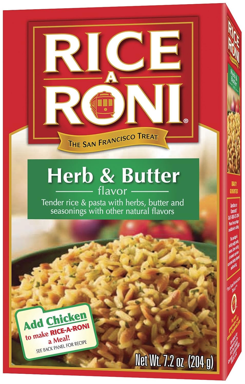 Rice A Roni Herb & Butter Rice 7.2 oz Grains Grocery