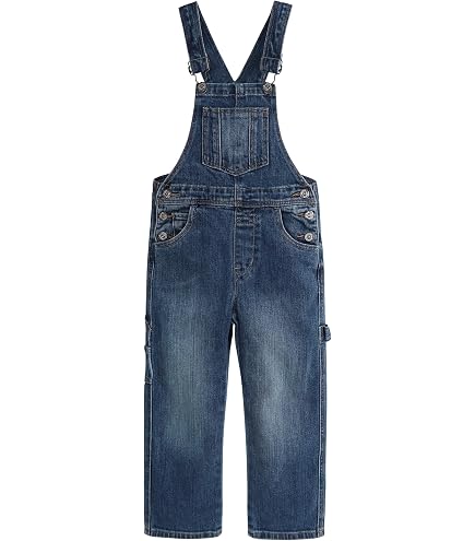 Amazon.com: Carhartt Girls' Denim Jean Bib Overalls (Unlined