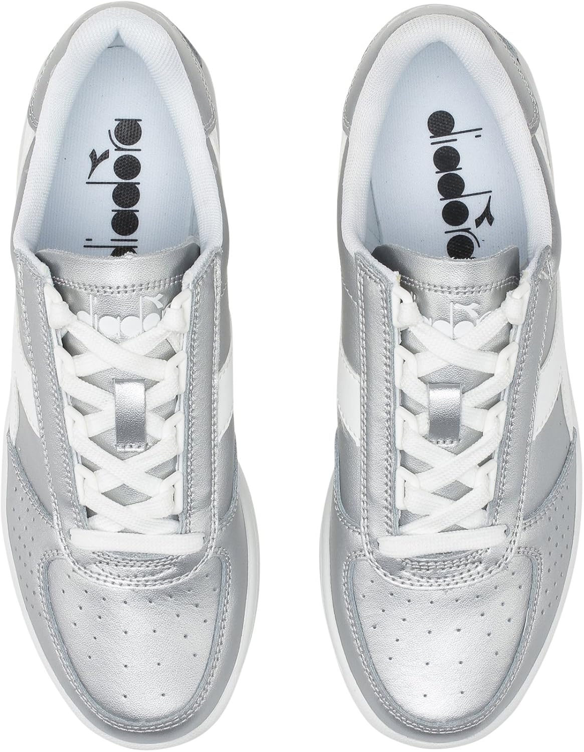 diadora b elite uomo argento