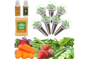 LYKOCLEAN LYKO Fruit Seed Pod Kit for AeroGarden, idoo, 300+ Seeds, Including Wild Strawberries, Radishes, Dwarf peas, Peppers, Carrots, Beetroots and Cucumbers(7-pods)