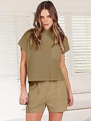 ANRABESS 2 Piece Outfits for Women Sweat Suit Knit