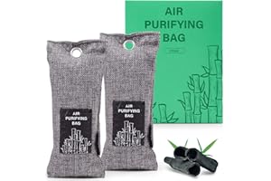 LA BELLEFÉE Shoe Deodorizer, Shoe Freshener Charcoal Air Purifying Bag Closet Deodorizer Odor Eliminator Closet Freshener Shoe Odor Eliminator Odor Eaters for Shoes Sneaker Balls (2x80g)