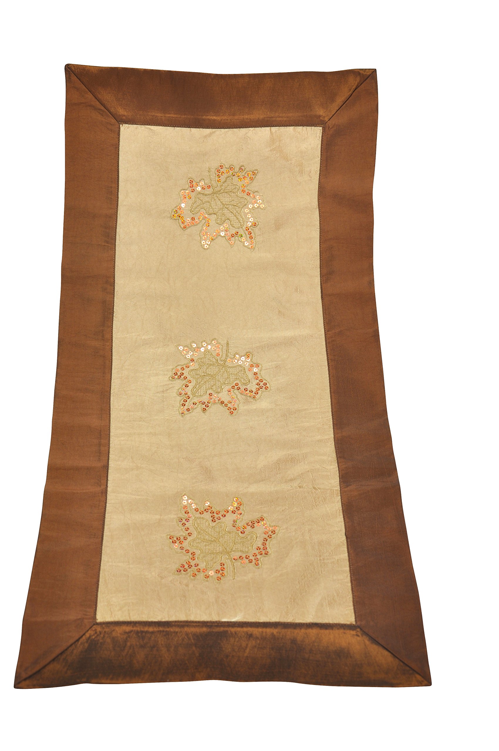 Bellanda Table Runner, Polyester, Brown, 85 x 40 x 0.5 cm