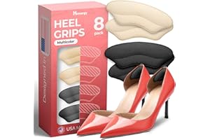 HOMERGY Heel Pads for Shoes That are Too Big, Heel Inserts for Women, Heel Grips for Womens Shoes, Heel Protectors, Heel Cushion Liners for Blisters Loose Shoes, Shoe Fillers
