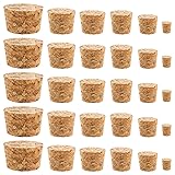 30Pcs Cork Stoppers, 6 Sizes Corks for