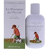 L'Erbolario Shampoo for Babies - Hydrating Baby Shampoo with Calendula Extract - Newborn Essentials for Silky Hair and Scalp Protection - 6.7 oz