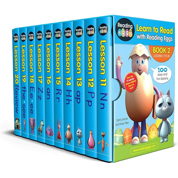 Learn to Read with Reading Eggs Box Set 3: Lessons 21–30 (US
