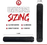 CORE Skinny Boy Handlebar Grips 170mm Black Non Slip Bar Ends Included view 2