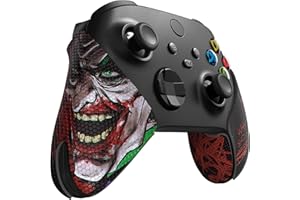 eXtremeRate PlayVital Anti-Skid Sweat-Absorbent Controller Grip for Xbox Core Wireless Controller, Professional Textured Soft Rubber Pads Handle Grips for Xbox Series X/S Controller - Clown Hahaha