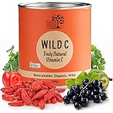 Eden Healthfoods Organic Vitamin C Powder - Pure, Wild-Harvested Vitamin C, Non-Toxic and Natural, 150g Wild C