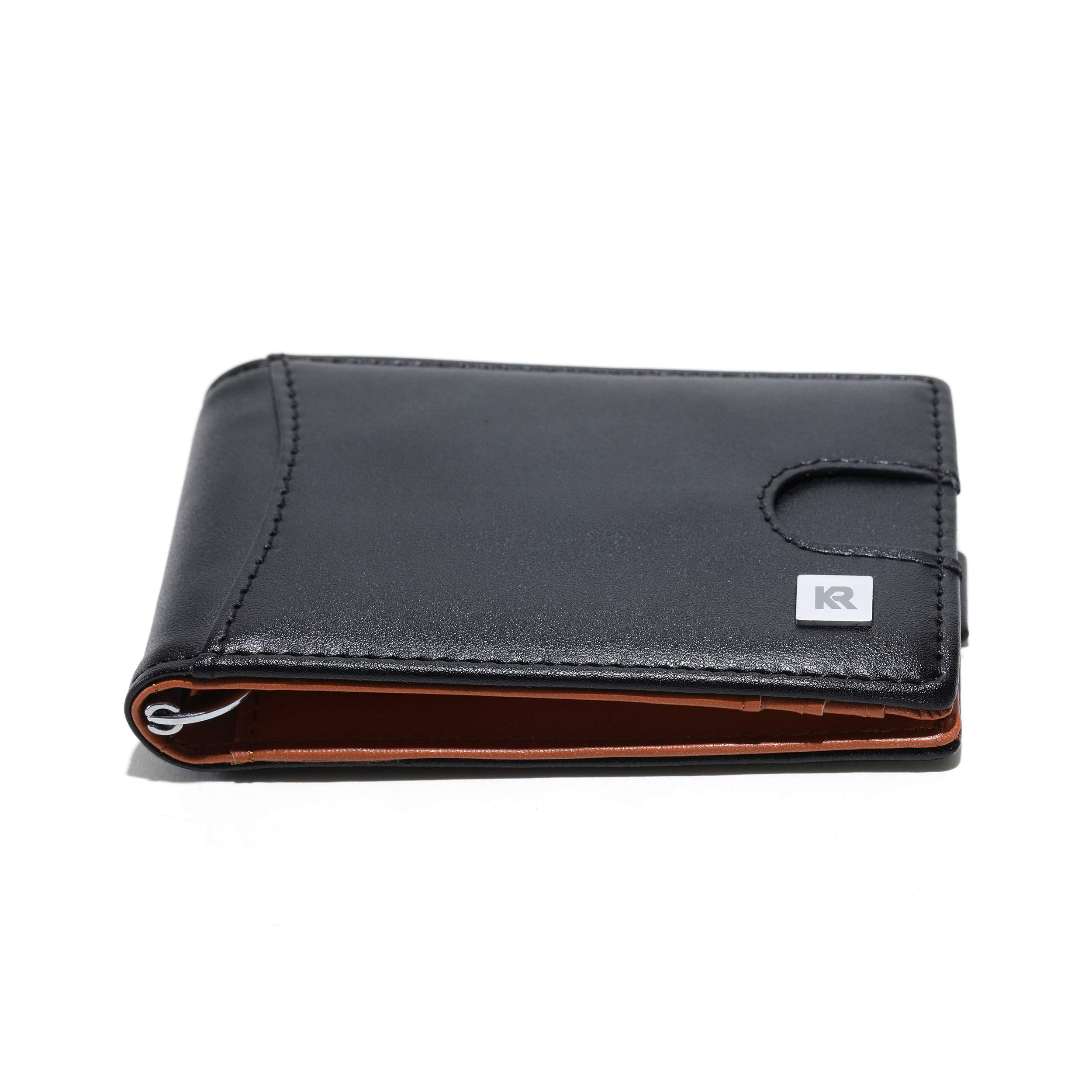 Slim Wallets for Men with Money Clip RFID Blocking Front Pocket Minimalist Bifold Mens Wallet with Gift Box