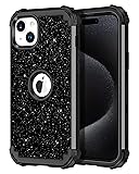 LONTECT for iPhone 15 Plus Case Glitter Sparkly