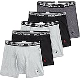 Polo Ralph Lauren Men's Classic Fit Cotton Boxer Briefs 5 Pack