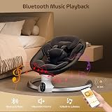 Fdlscpem Electric Baby Swing for Infant Bluetooth App 5 Speeds 3 Timers view 5