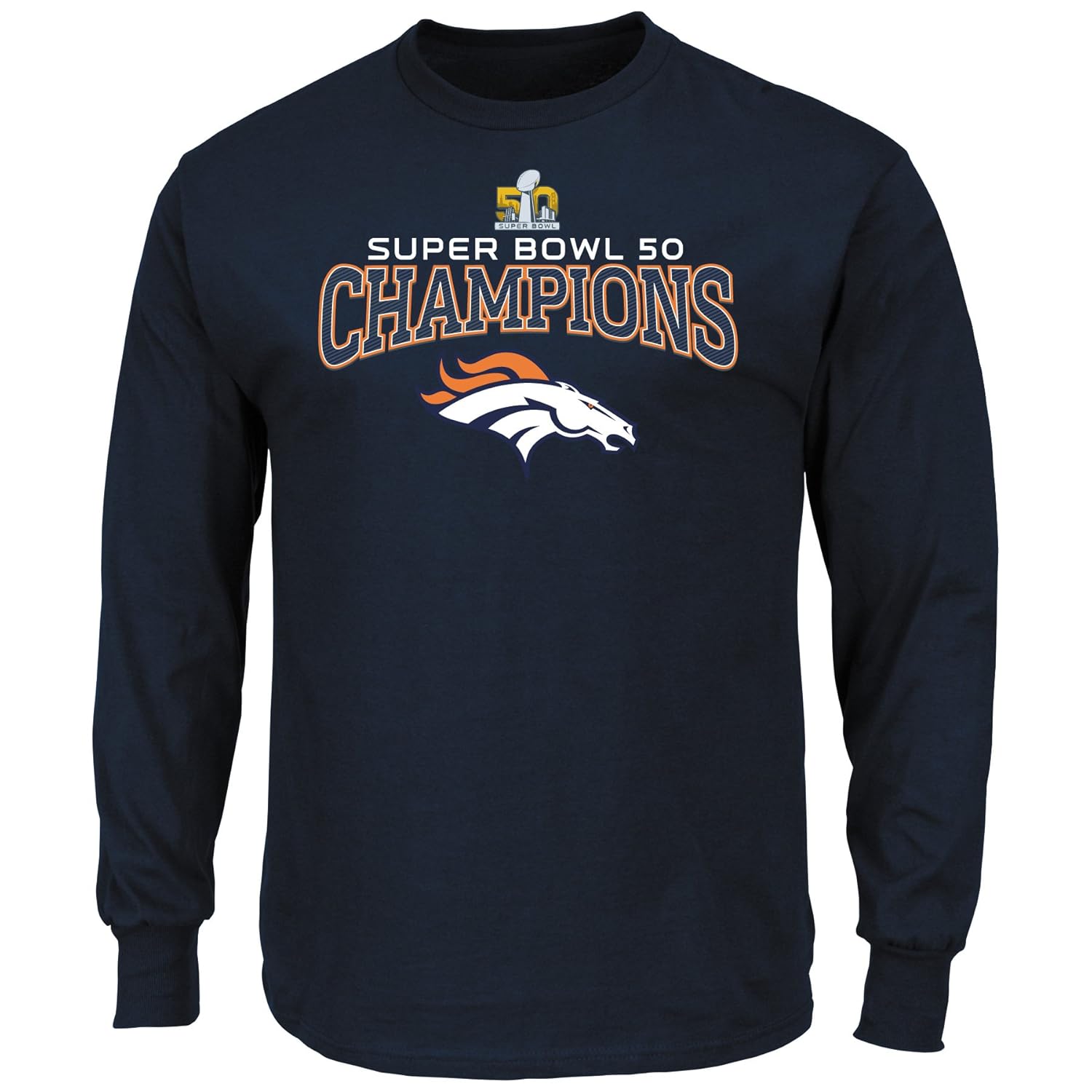 Denver broncos super bowl champions t shirt Clearance