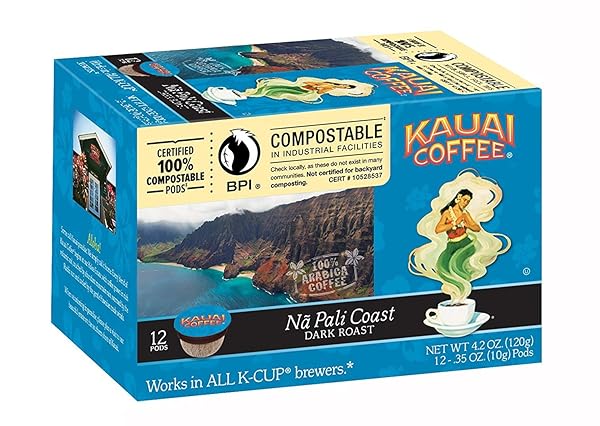 KAUAI COFFEE PODS COMPATIBLE WITH K-CUP PODS FOR...