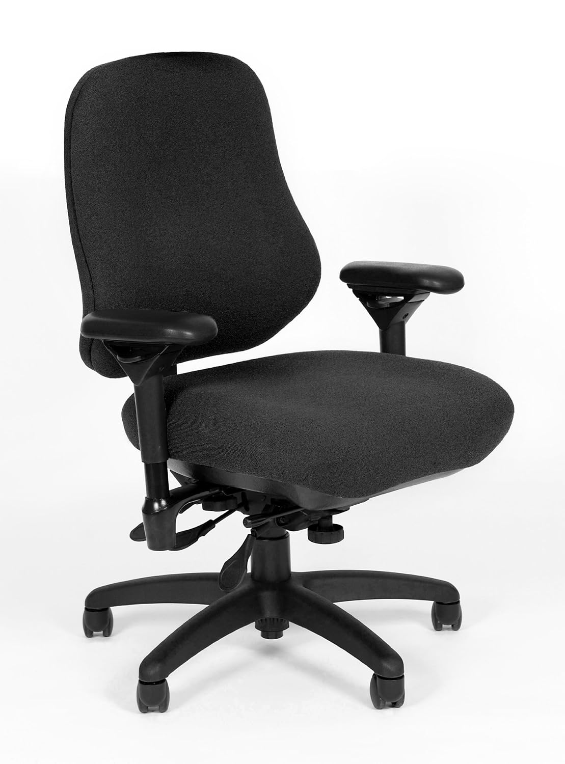 Amazon Com Bodybilt J2509 Black Fabric Xl High Back Task