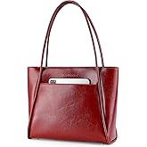 Blofinche Genuine Leather Purses for Women Large Tote Shoulder Bag Real Vintage Grace Handbag for Work Ladies Laptop Travel
