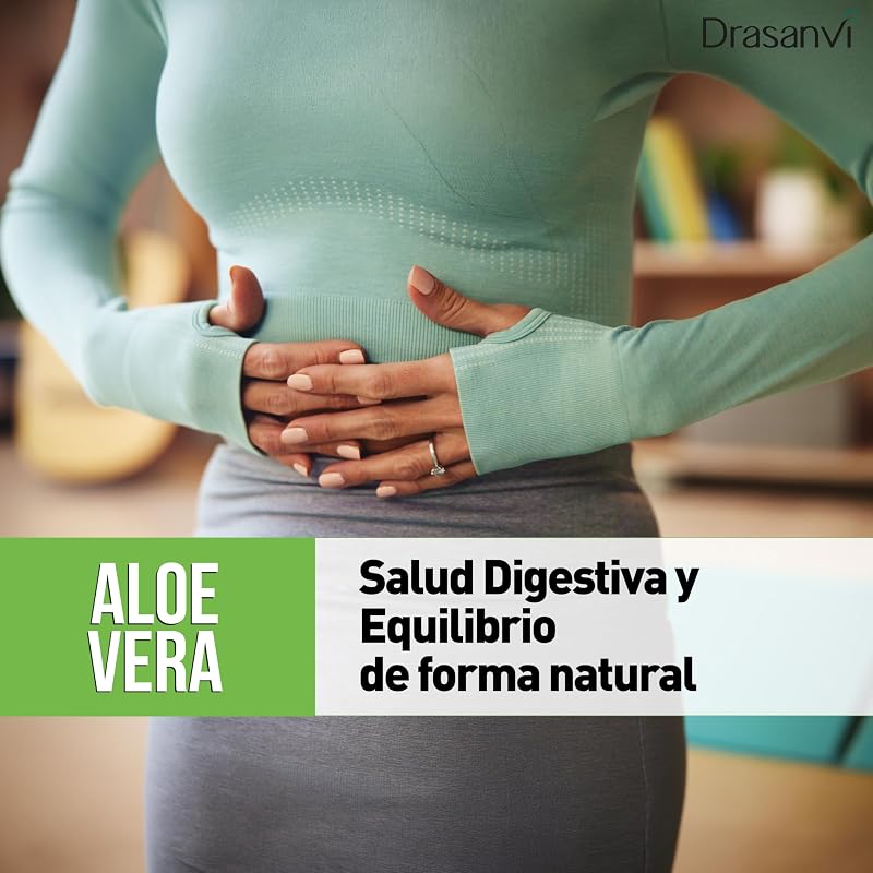 Aloe Vera Drasanvi Nutrabasics Extracto Natural Apoyo Digestivo 60 Comp