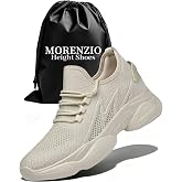 Height Increasing Shoes, Boost Your Height (+2.4&rdquo; +3.1&rdquo; +3.9&rdquo;), Invisible Lift Sneakers with Arch Support, Non-Slip Sole