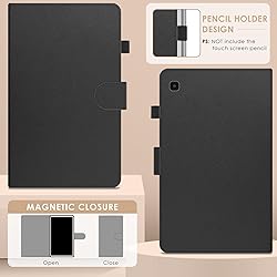 DETUOSI Leather Case for Samsung Galaxy Tab A7 Lite