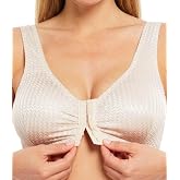 Carole Martin Comfort Front Closure Bras for Women, Wireless Sleep Bras