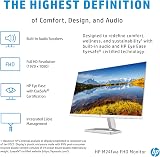 HP M24fwa FHD Monitor Built-in Audio Eye Ease Certified Ultra-Slim Design view 2
