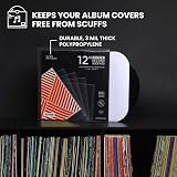 BIG FUDGE 12" Vinyl Outer Sleeves 3 Mil 12.75 x 12.75 Clear PP view 3