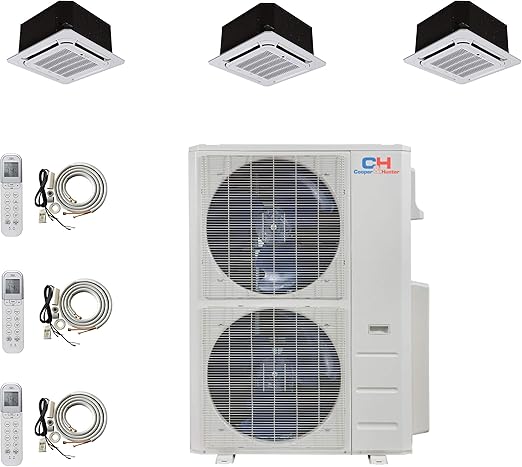 3 zone ductless mini split