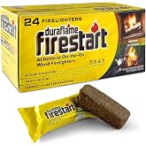 Duraflame Fire Starter for Indoor and Outdoor Use - Quick Ignition Logs for BBQ, Fireplace, Fire Pit and Campfires (24 Pack)