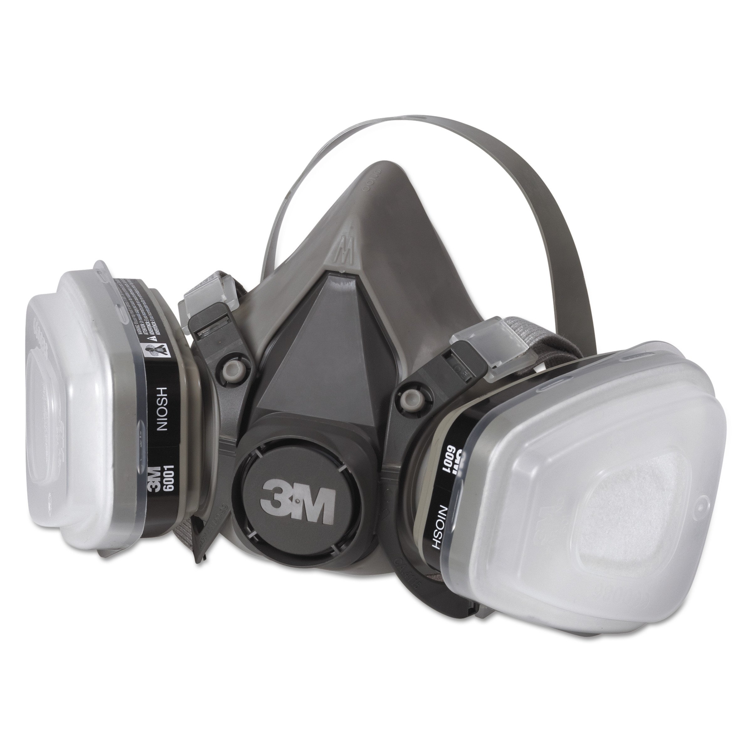 3M 6111Pa1A Half Facepiece Paint Spray/Pesticide Respirator, Small (641438103248)