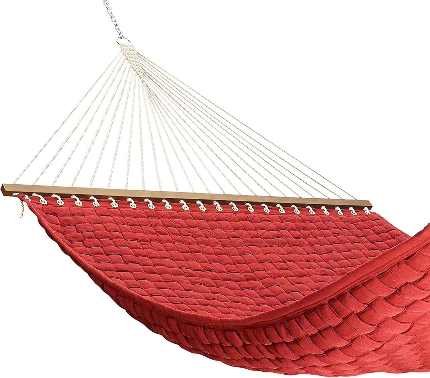 The Garden Hammocks® Comfortable Sleeping Hanging Basket Weave Quilted