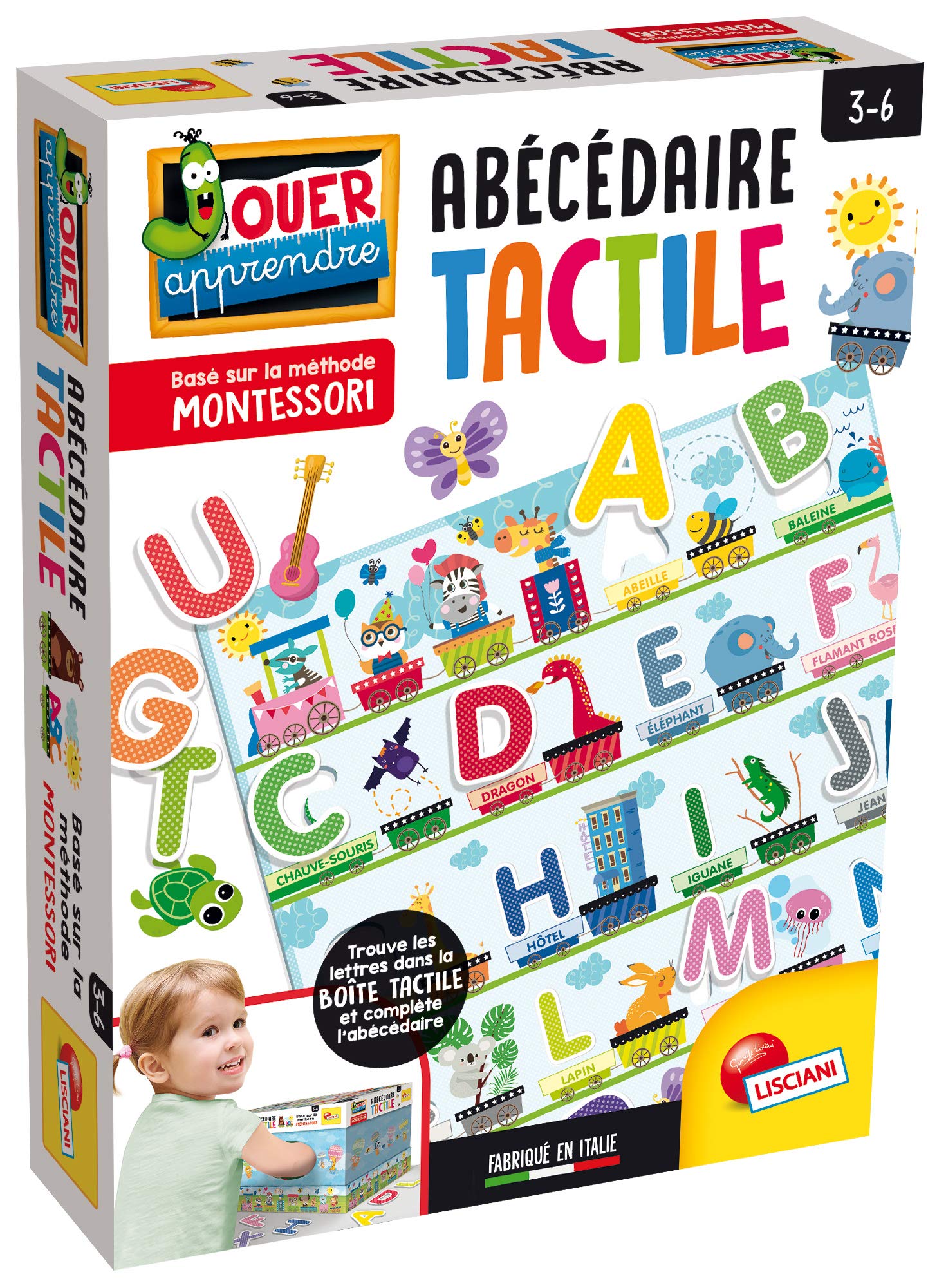 Lisciani Montessori Educational Games-Touch and Learn Alphabets(French)-FR72446