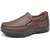 COSIDRAM Men's Slip-On Loafers Comfortable Lightweight Walking Shoes with Breathable Microfiber Upper Flexible Sole, Easy Slip-On Driving Moccasins for Daily Casual Wear