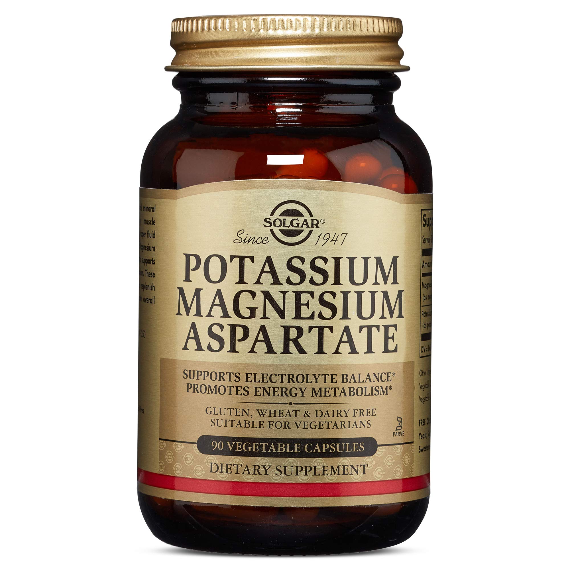 Solgar Potassium Magnesium Aspartate, 90 Vegetable Capsules Buy