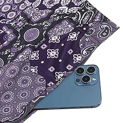 DIOTSR Mens Mesh Paisley Shorts, Casual Retro