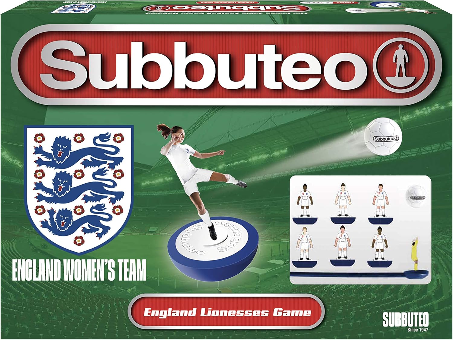 Subbuteo Official England Lionesses Main Game For age 6 years and over, Multicolor