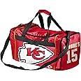 FOCO Kansas City Chiefs Official NFL Duffel Gym Bag - Patrick Mahomes #15