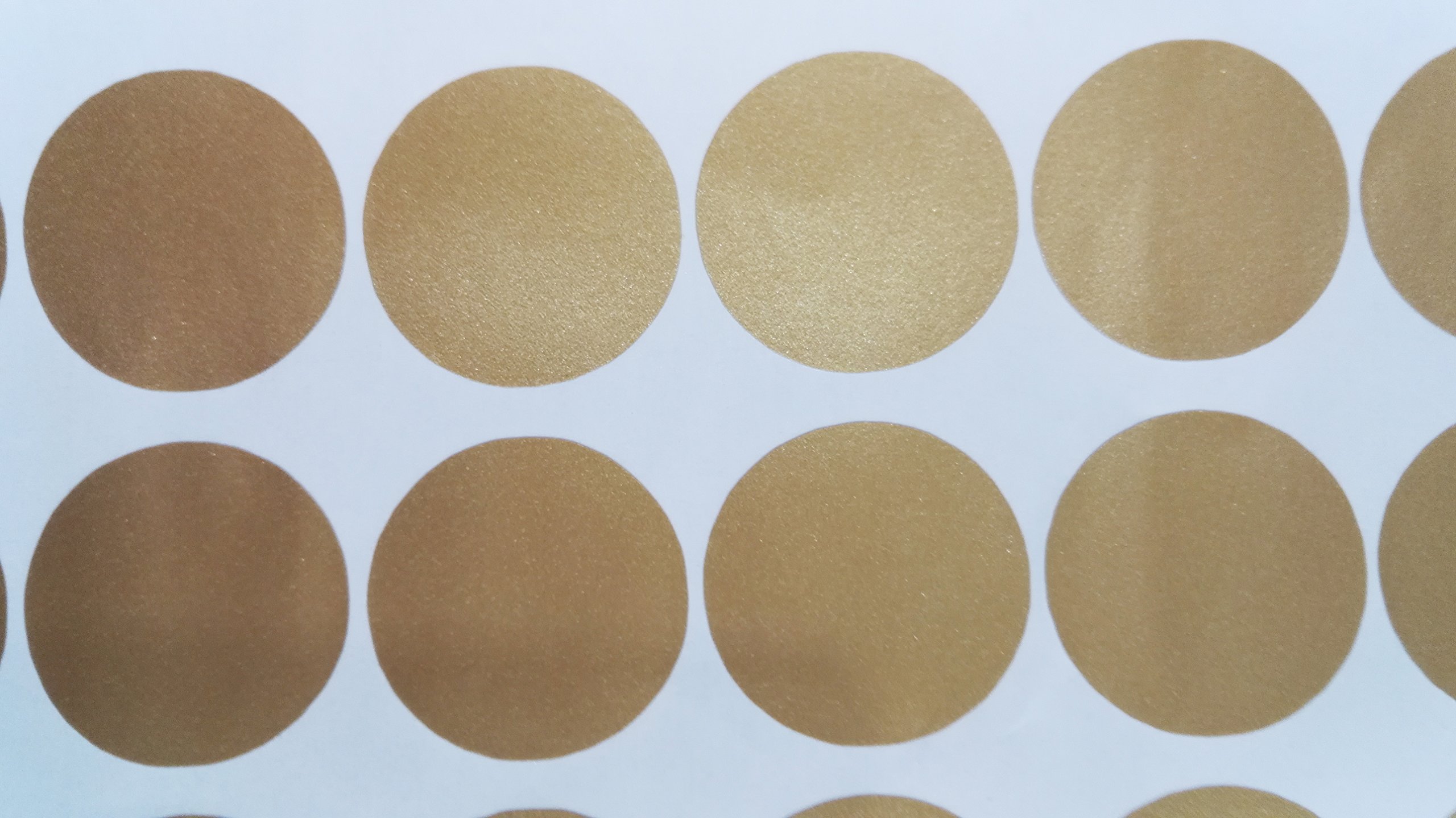 Bata Vinyl Polka Dot Wall decal Art Wall stickers Peel & Stick 4cm 52dots golden