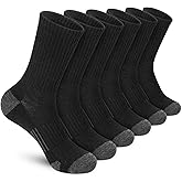 Felicigeely Athletic Crew Socks Cushion Running Socks Performance Breathable Sports Socks for Men