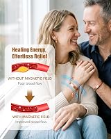 Jeracol Copper Magnetic Bracelet 8 Magnet Adjustable Bangle 6.69in view 4