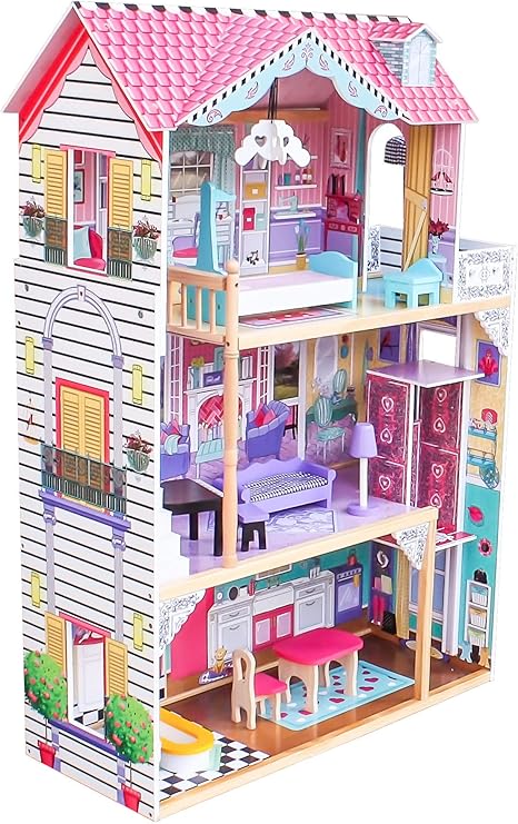 playing doll house